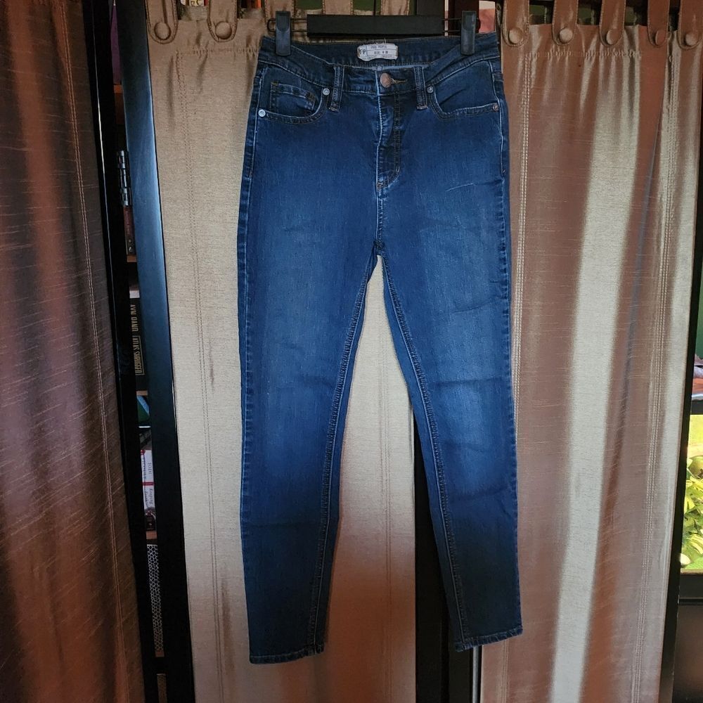Free People Blue Jeggings Classic Style